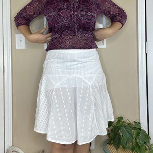 Flowy Floral Midi Skirt